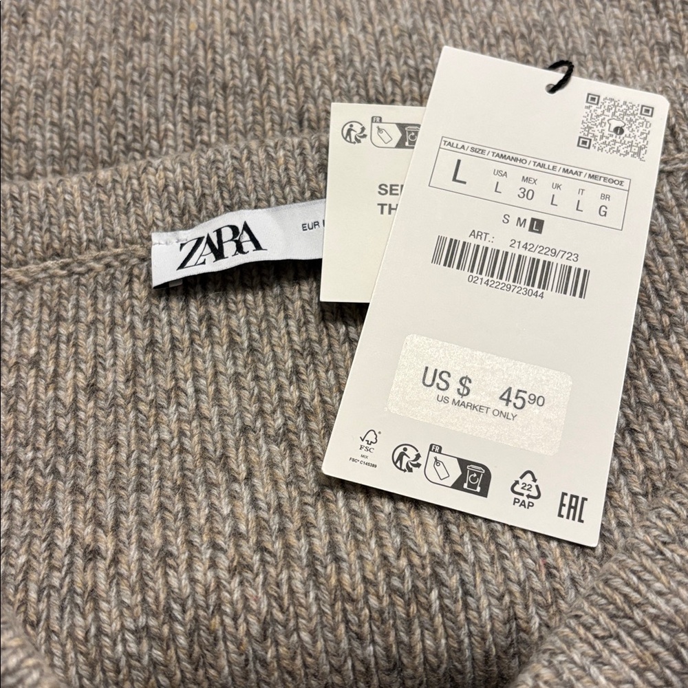 Zara Wool Blend Mini Skirt - Picture 6 of 7